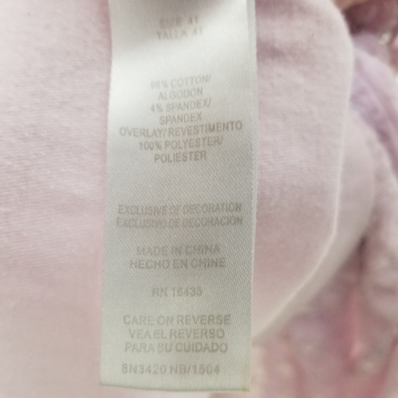 GUC pink sequined dress w rosettes - Picture 6 of 8